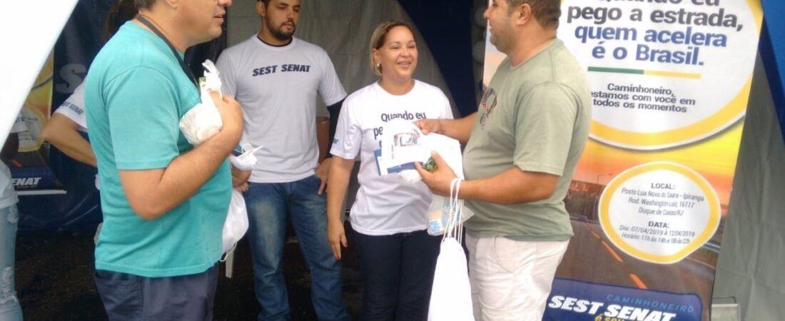 Saúde e Cidadania: SEST SENAT promoveu ação para caminhoneiros em todo Brasil